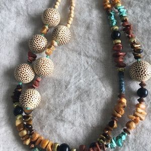 Beautiful natural stone necklace